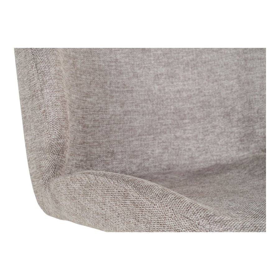 HOUSE NORDIC  Monte Carlo Spisebordsstol - Spisebordsstol med drejefod, stone, sorte ben, HN1030