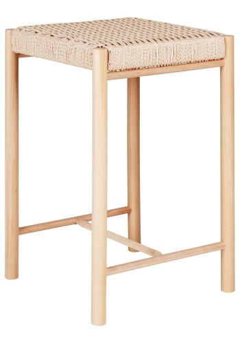 HOUSE NORDIC  Abano Counterstol - Counterstol i poppel med naturflet sde, natur