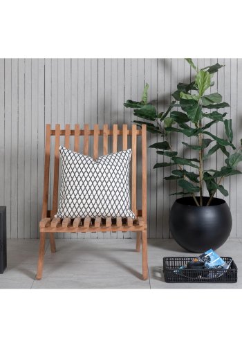 VENTURE DESIGN Kenya Sissor loungestol - natur teaktr