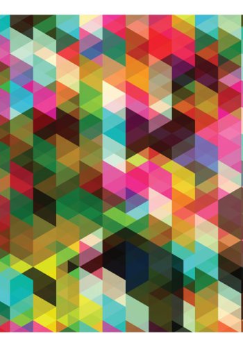 ARTGEIST Fototapet - Colourful Geometry, farverig geometri (Flere strrelser)