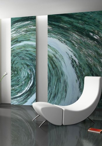 ARTGEIST Fototapet - Water twist, Hvirvel i vandet (Flere strrelser)