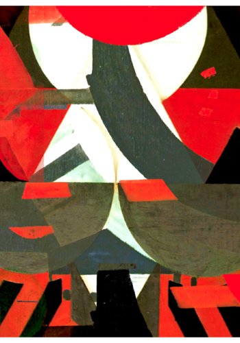 ARTGEIST Fototapet - Art prparat i rd (flere strrelser)