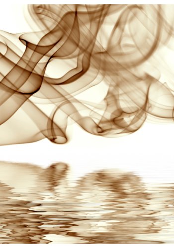 Artgeist Fototapet - Smoke curls, elegant rg (flere strrelser)