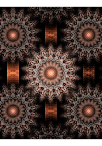 Artgeist Fototapet - fractal - fantasy, mandala (flere strrelser)