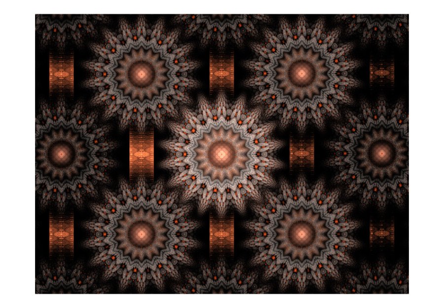 Artgeist Fototapet - fractal - fantasy, mandala (flere strrelser)