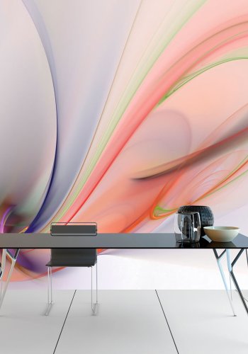 Artgeist Fototapet - Silky colorful smoke, farverig rg i abstrakt (Flere strrelser)