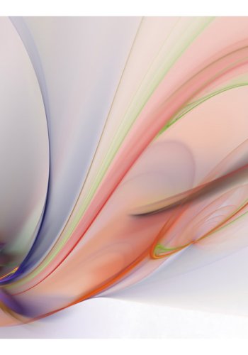 Artgeist Fototapet - Silky colorful smoke, farverig rg i abstrakt (Flere strrelser)