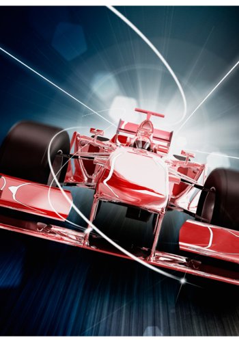 Artgeist Fototapet - Hastighed og dynamik Formel 1 (Flere strrelser)