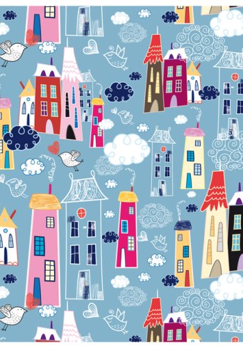 Artgeist Fototapet - By blandt skyerne (Flere strrelser)