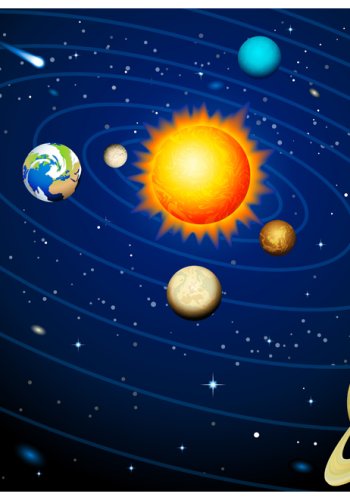 Artgeist Fototapet - Solsystemet (Flere strrelser)