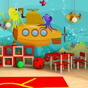 ARTGEIST Fototapet - Submarine, brnevenlig undervandsbd (flere strrelser)