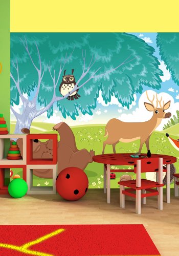 ARTGEIST Fototapet - Dyrene i Farthing Wood