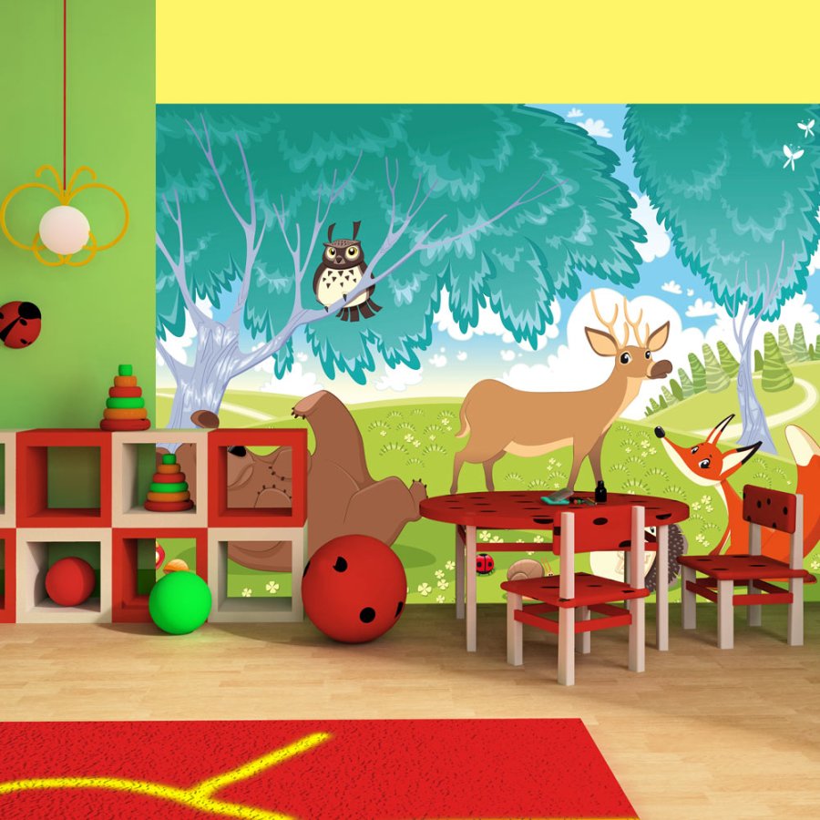 ARTGEIST Fototapet - Dyrene i Farthing Wood