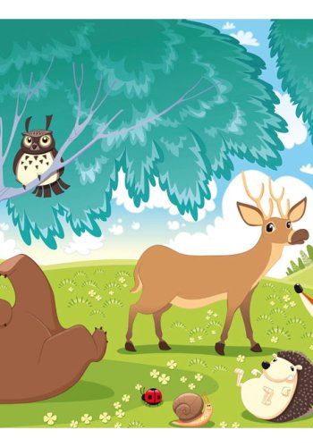 ARTGEIST Fototapet - Dyrene i Farthing Wood