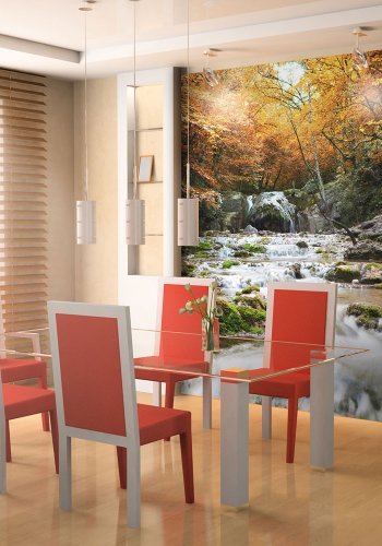 ARTGEIST Fototapet - efterr  - vandfald (flere strrelser)