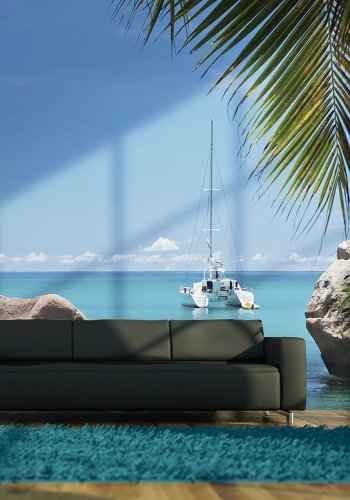 ARTGEIST Fototapet - Seychelles, Sommerligt syn (flere strrelser)