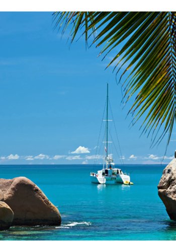 ARTGEIST Fototapet - Seychelles, Sommerligt syn (flere strrelser)