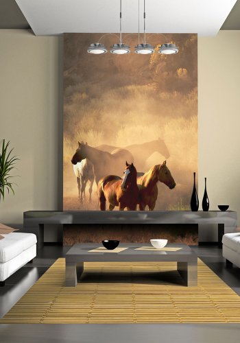 ARTGEIST Fototapet - Vilde heste af steppe (flere strrelser)