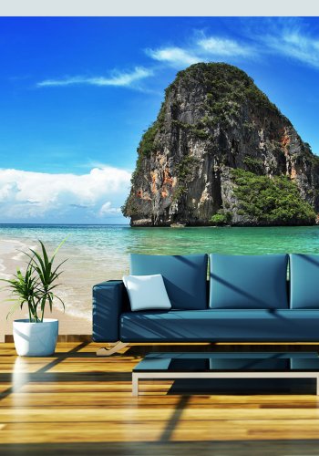 ARTGEIST Fototapet - Eksotiske landskab i Thailand, Railay beach (flere strrelser)