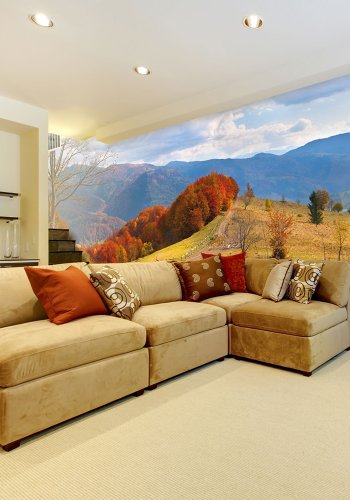 ARTGEIST Fototapet - Efterr landskab i Karpaterne (flere strrelser)