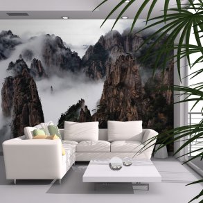 ARTGEIST Fototapet - skyer i Huangshan Mountain, Kina (flere strrelser)