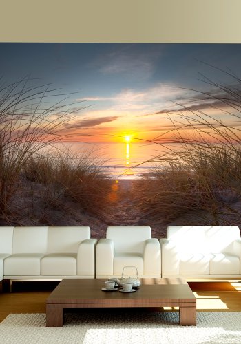 ARTGEIST Fototapet - Solnedgang over Atlanterhavet (flere strrelser)