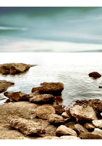 ARTGEIST Fototapet - Klippestrand (flere strrelser)