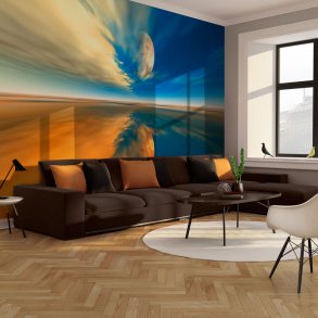 ARTGEIST Fototapet - Fly me to the moon, genskr fra mne (flere strrelser)