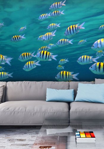 ARTGEIST Fototapet - Underwater landskab - Caribbean (flere strrelser)