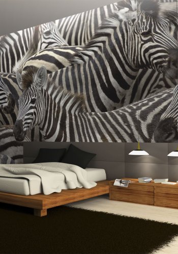 ARTGEIST Fototapet - Herd af zebraer, Zebraer (flere strrelser)