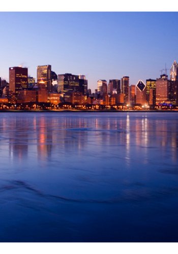 ARTGEIST Fototapet - Downtown Chicago (flere strrelser)