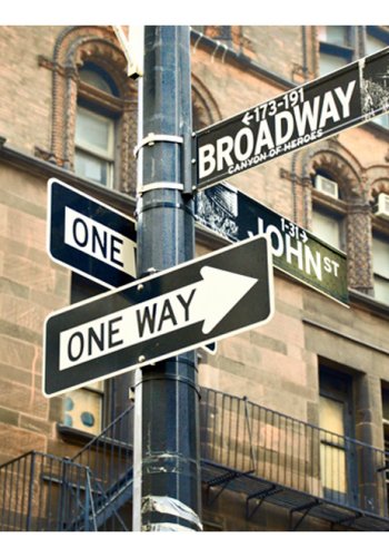 ARTGEIST Fototapet - Alle veje frer til Broadway (flere strrelser)