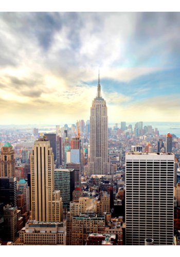 ARTGEIST Fototapet - View on Empire State Building, Ugsigt over New York (flere strrelser)