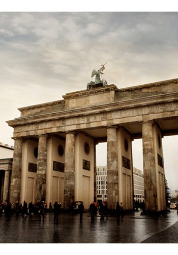 ARTGEIST Fototapet - Turister tt p Brandenburger (flere strrelser)