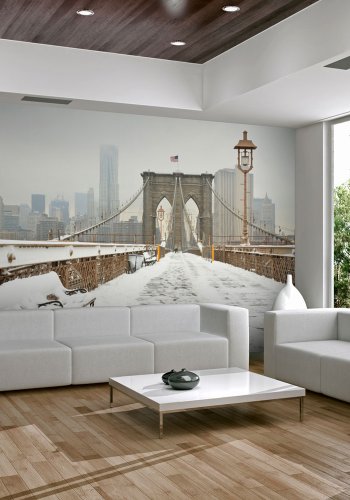 ARTGEIST Fototapet - Snedkkede bro i New York (flere strrelse)