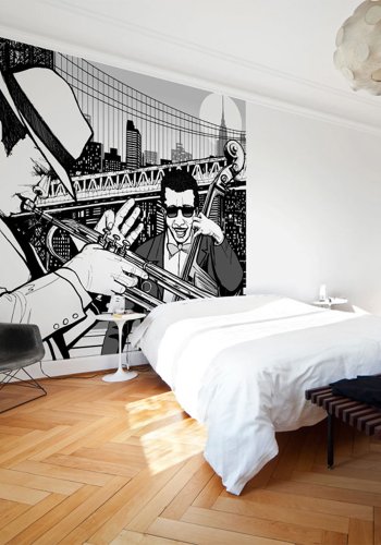 ARTGEIST Fototapet - New York, music, jazz... (flere strrelser)