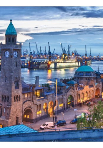 ARTGEIST Fototapet - St. Pauli Landing Stages (flere strrelser)