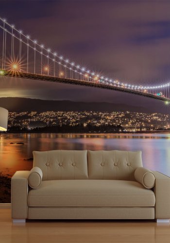 ARTGEIST Fototapet - Lions Gate Bridge i Vancouver (flere strrelser)