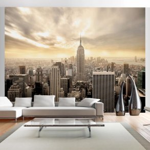 ARTGEIST Fototapet af New York - Manhattan ved daggry (flere strrelser)