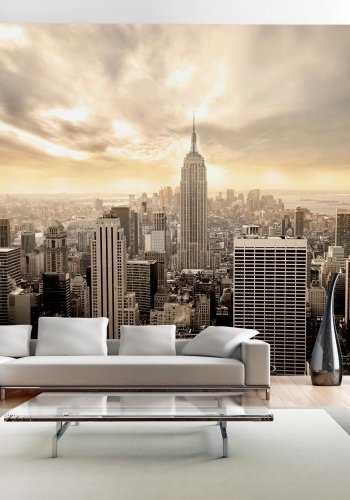 ARTGEIST Fototapet af New York - Manhattan ved daggry (flere strrelser)