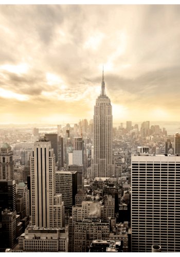 ARTGEIST Fototapet af New York - Manhattan ved daggry (flere strrelser)