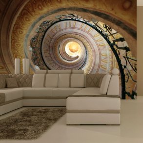 ARTGEIST  Fototapet af Decorative spiral stairs (flere strrelser)