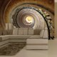 ARTGEIST  Fototapet af Decorative spiral stairs (flere strrelser)