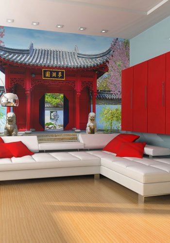 ARTGEIST Fototapet af Chinese Botanical Garden of Montreal (flere strrelser)