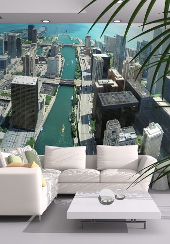 ARTGEIST Fototapet af Chicago - Urban arkitektur (flere strrelser)