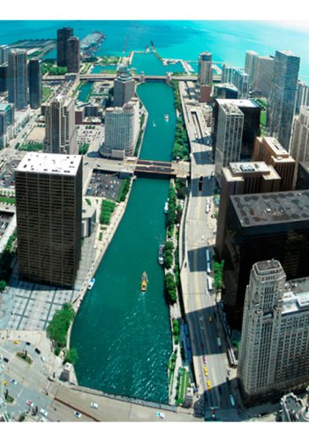 ARTGEIST Fototapet af Chicago - Urban arkitektur (flere strrelser)