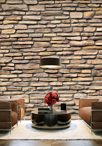 ARTGEIST Fototapet af murstensvg (flere strrelser)