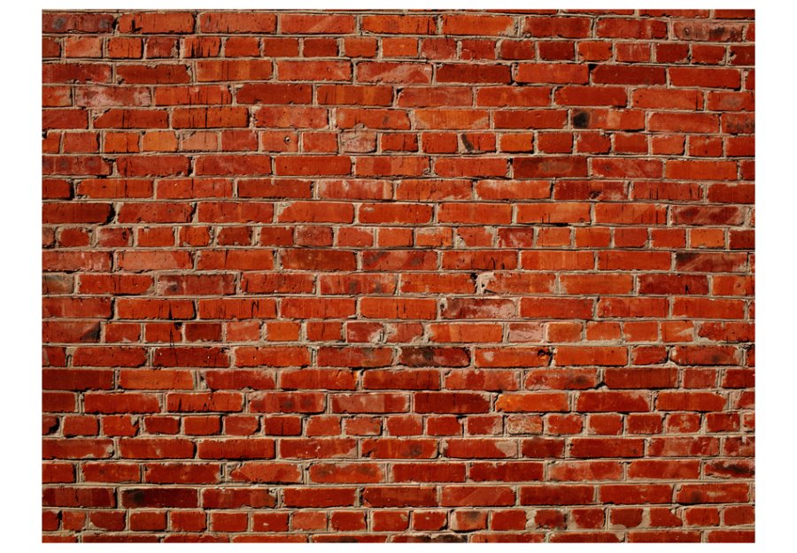 ARTGEIST Fototapet - Rd murstensvg (flere strrelser)