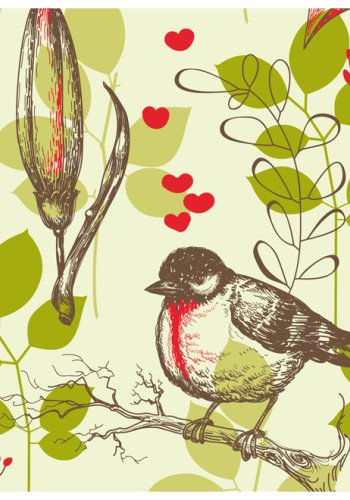 ARTGEIST Fototapet af fugl - Natur (flere strrelser)