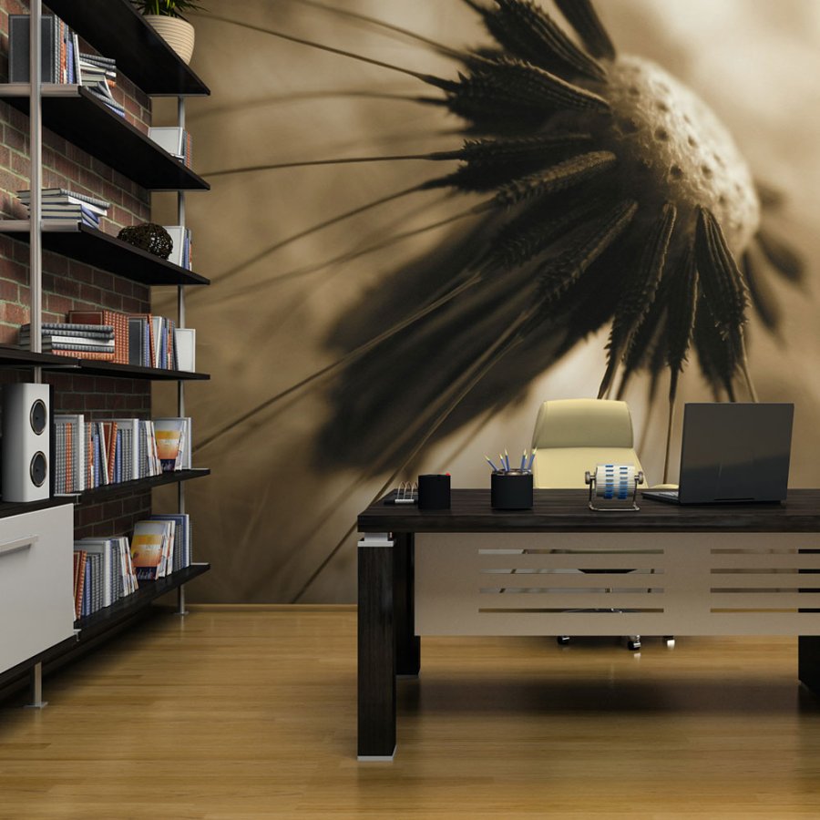 ARTGEIST Fototapet - Nrbillede af mlkebtte i sepia (flere strrelser)